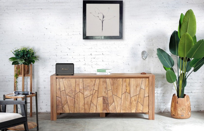 Credenza Flutted